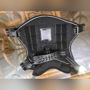 Black Tactical Dog Harness VEST Small